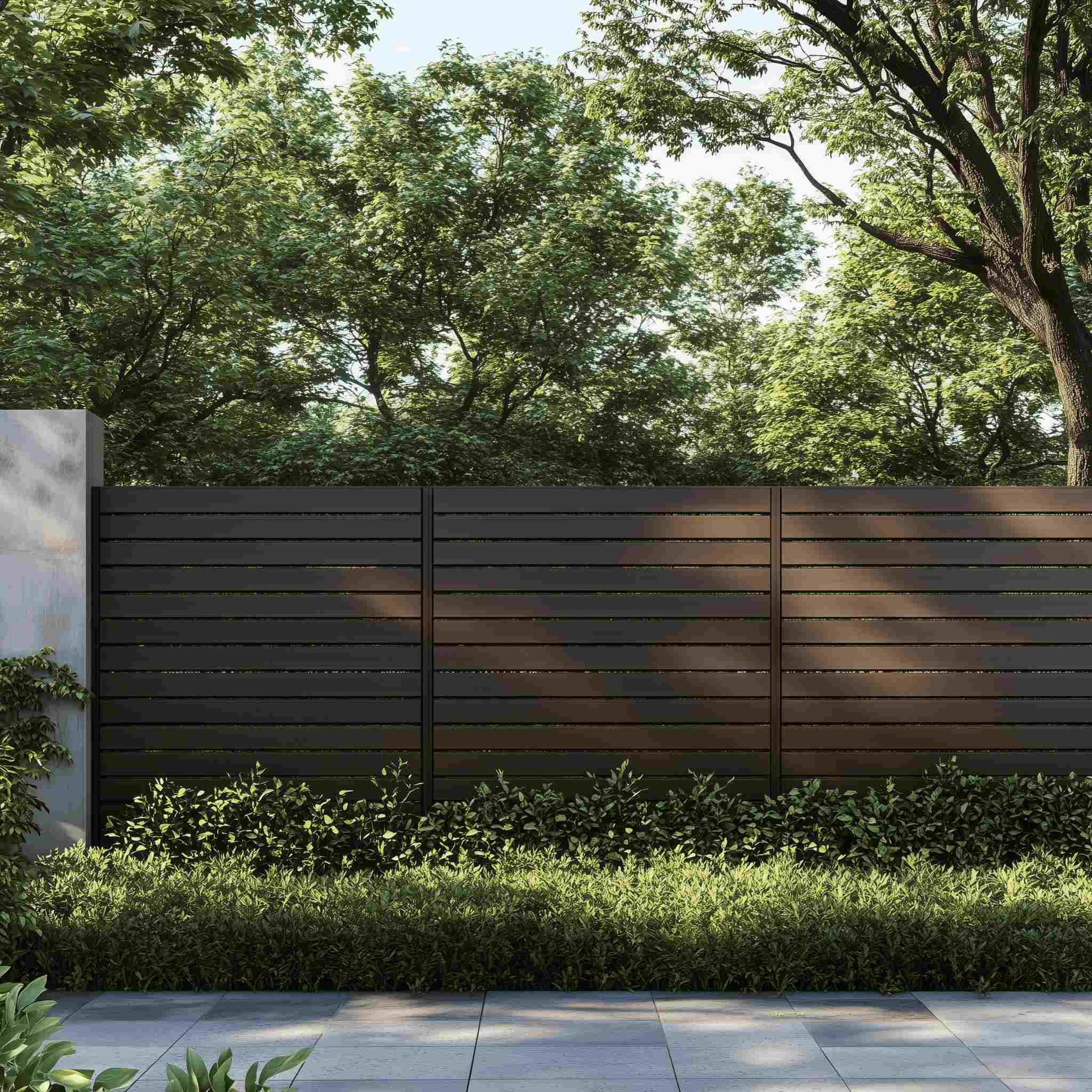 fence in the garden